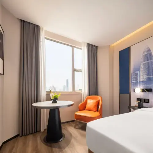 Deluxe Twin Room (Deep Memory Pillow, Zero-Pressure Mattress, Whole-House Smart Control, Mini Refrigerator)