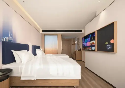 Deluxe Twin Room (Deep Memory Pillow, Zero-Pressure Mattress, Whole-House Smart Control, Mini Refrigerator)