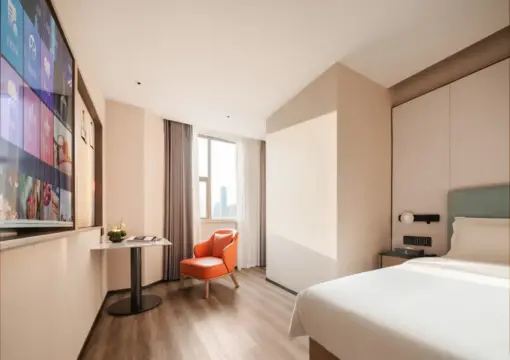 Executive Business Suite (Living Room Large Screen Projection + Zero-Pressure Mattress + Chinese Tea Table + Mini Refrigerator)