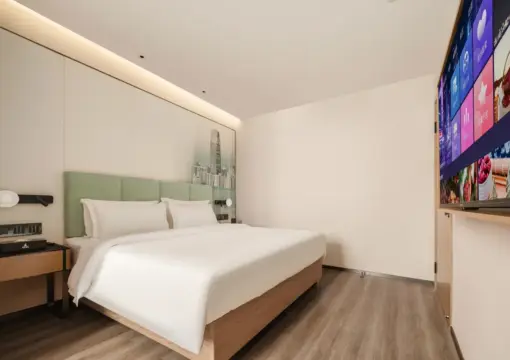 Executive Business Suite (Living Room Large Screen Projection + Zero-Pressure Mattress + Chinese Tea Table + Mini Refrigerator)