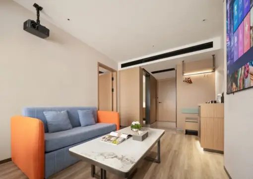 Executive Suite (Living Room Viewing + Zero-Pressure Mattress + Smart Voice Control + Private Refrigerator)