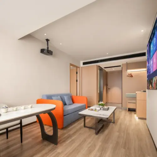 Executive Suite (Living Room Viewing + Zero-Pressure Mattress + Smart Voice Control + Private Refrigerator)