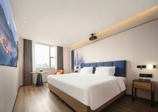 Hollywood Audio-Visual Super Queen Room (Large Screen Projection + Smart Voice Control + Private Refrigerator)