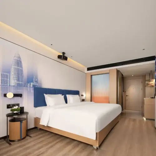 Hollywood Audio-Visual Super Queen Room (Large Screen Projection + Smart Voice Control + Private Refrigerator)
