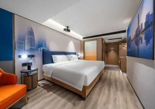Hollywood Audio-Visual Super Queen Room (Large Screen Projection + Smart Voice Control + Private Refrigerator)
