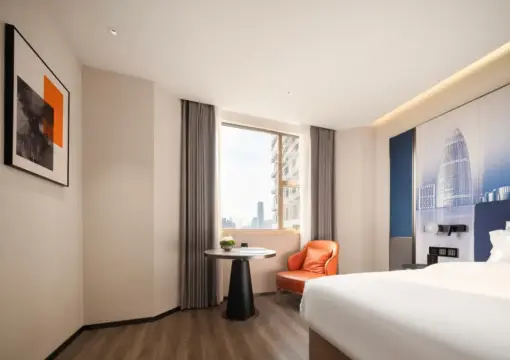 Light Luxury Twin Room (Deep Memory Pillow | Zero-Pressure Mattress + Whole-House Smart Control + Mini Refrigerator)